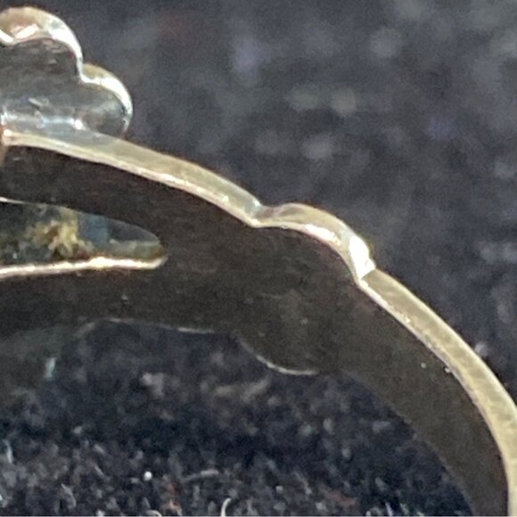 Ring Turquoise 1960s Bell Trading Post Size 4 Vintage Jewelry Sterling Silver St - Picture 12 of 14